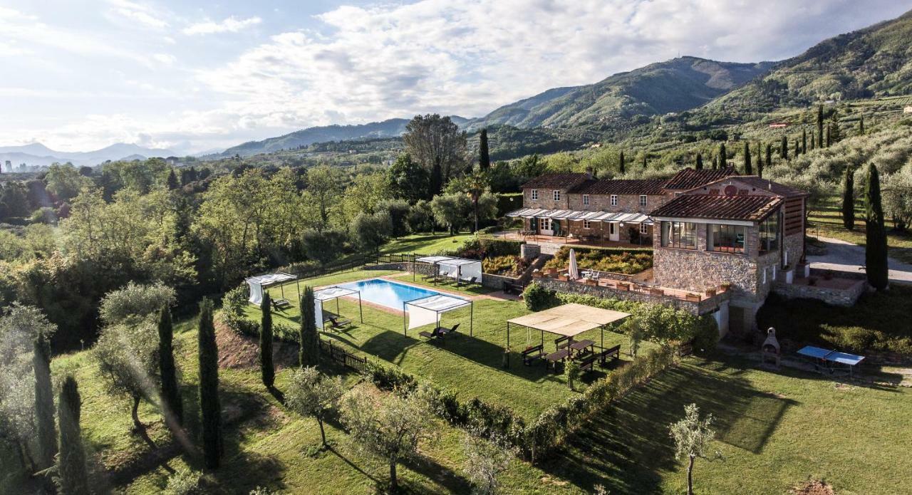 Accogliente Alloggio Con Vista E Piscina Lucca Exteriör bild