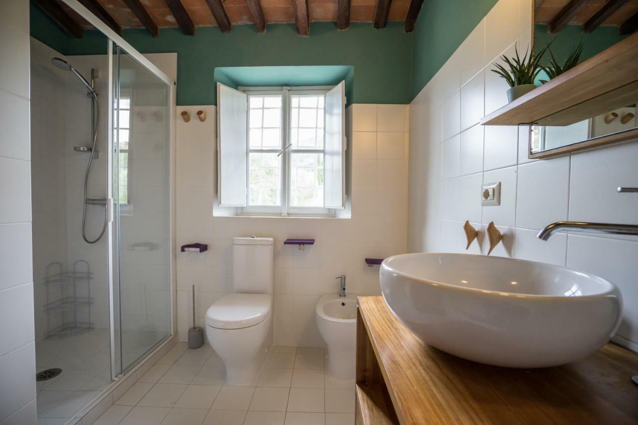 Accogliente Alloggio Con Vista E Piscina Lucca Exteriör bild